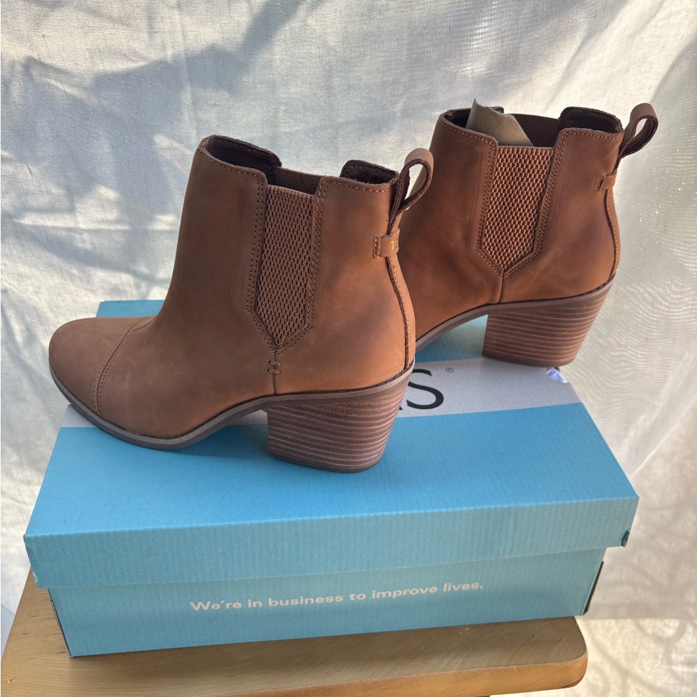 Toms Chestnut Ankle Booties